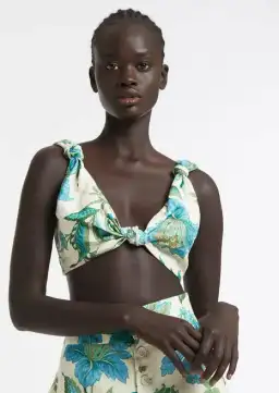 Sir the Label Alexandre Knot Bralette Marguerite Floral Print Size 2/AU 10 for rent on The Volte - image 4