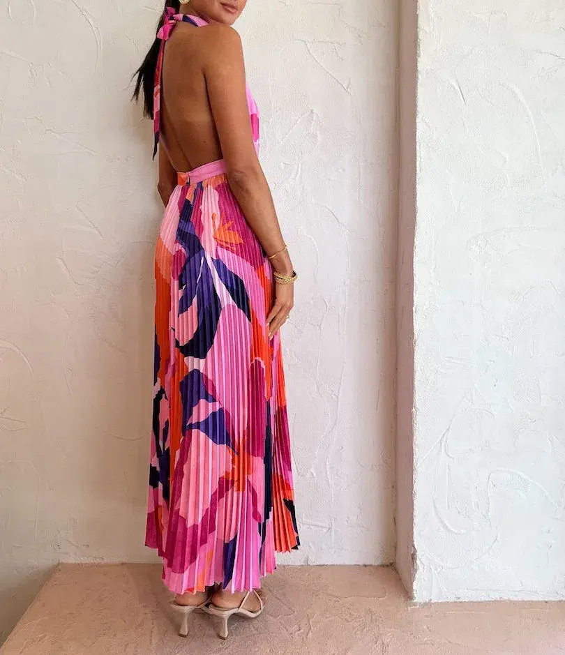 Lidee Renaissance Gown in Capri Pink Size 8 for rent on The Volte - main image