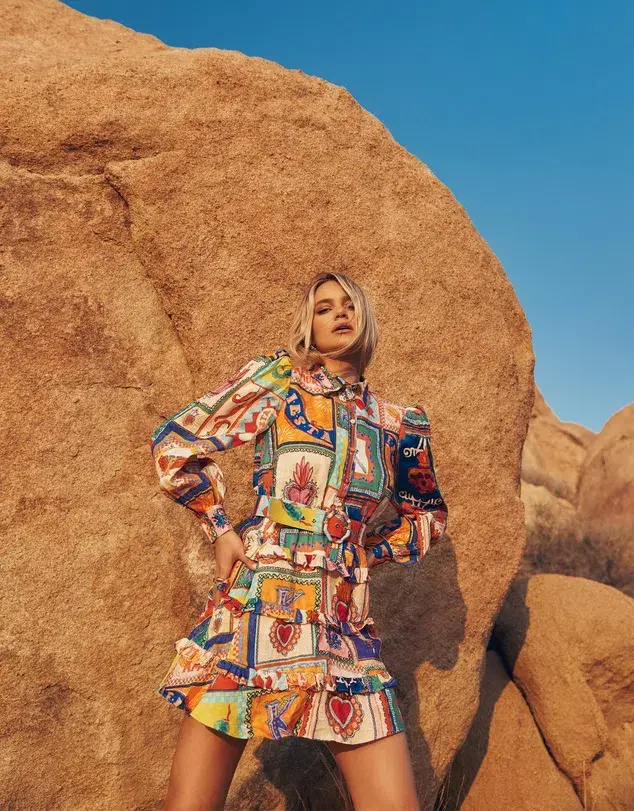 Kate Ford Viatoris Mini Dress Multi Size 2 / Au 10 for rent on The Volte - main image