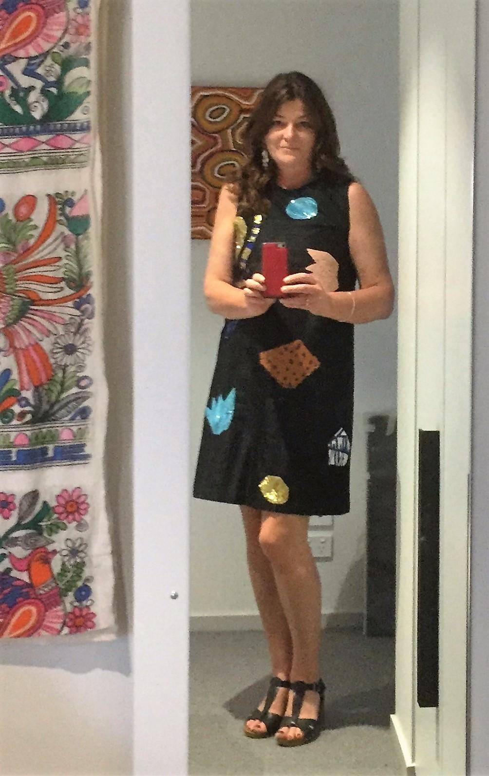 Gorman - Fleur Noir Sequinned Dress for rent on The Volte - main image