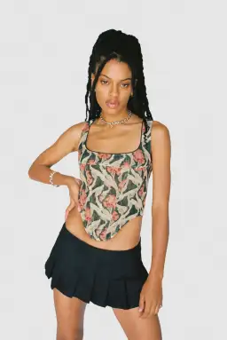 Miaou Campbell Corset Art Nouveau Size M/Au 10