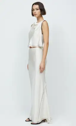 Bec & Bridge Evangeline Top and Maxi Skirt Set White Size 6 for rent on The Volte - image 2