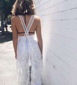 Asilio Diamond in the Rough Dress White 6 for rent on The Volte - image 4