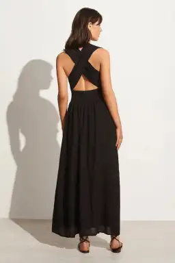 Faithfull The Brand Tropiques Maxi Dress Black Size 12 for rent on The Volte - image 3