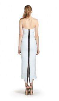 Maticevski blue emulate bustier and skirt size 6