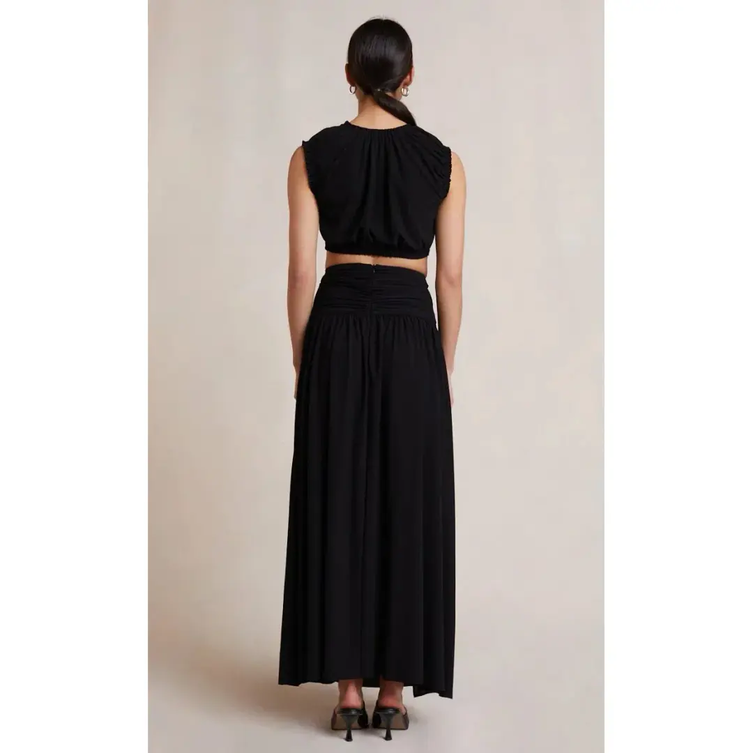 Bec & Bridge Minx Top & Maxi Skirt Black Size AU 6 for rent on The Volte - main image
