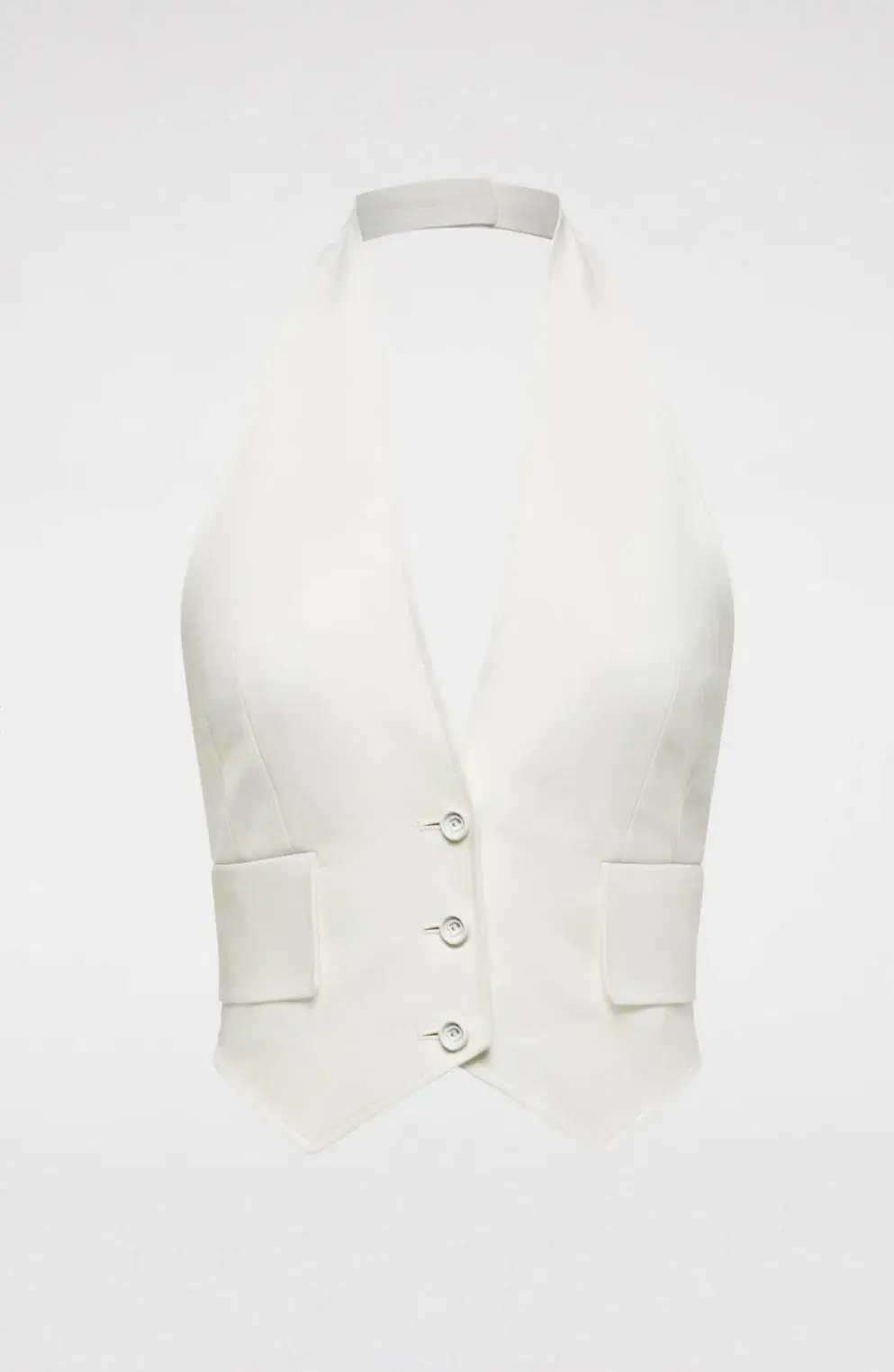 Scanlan Theodore Double Cotton Waistcoat and Trousers Set Alabaster Size 8  - Image 6