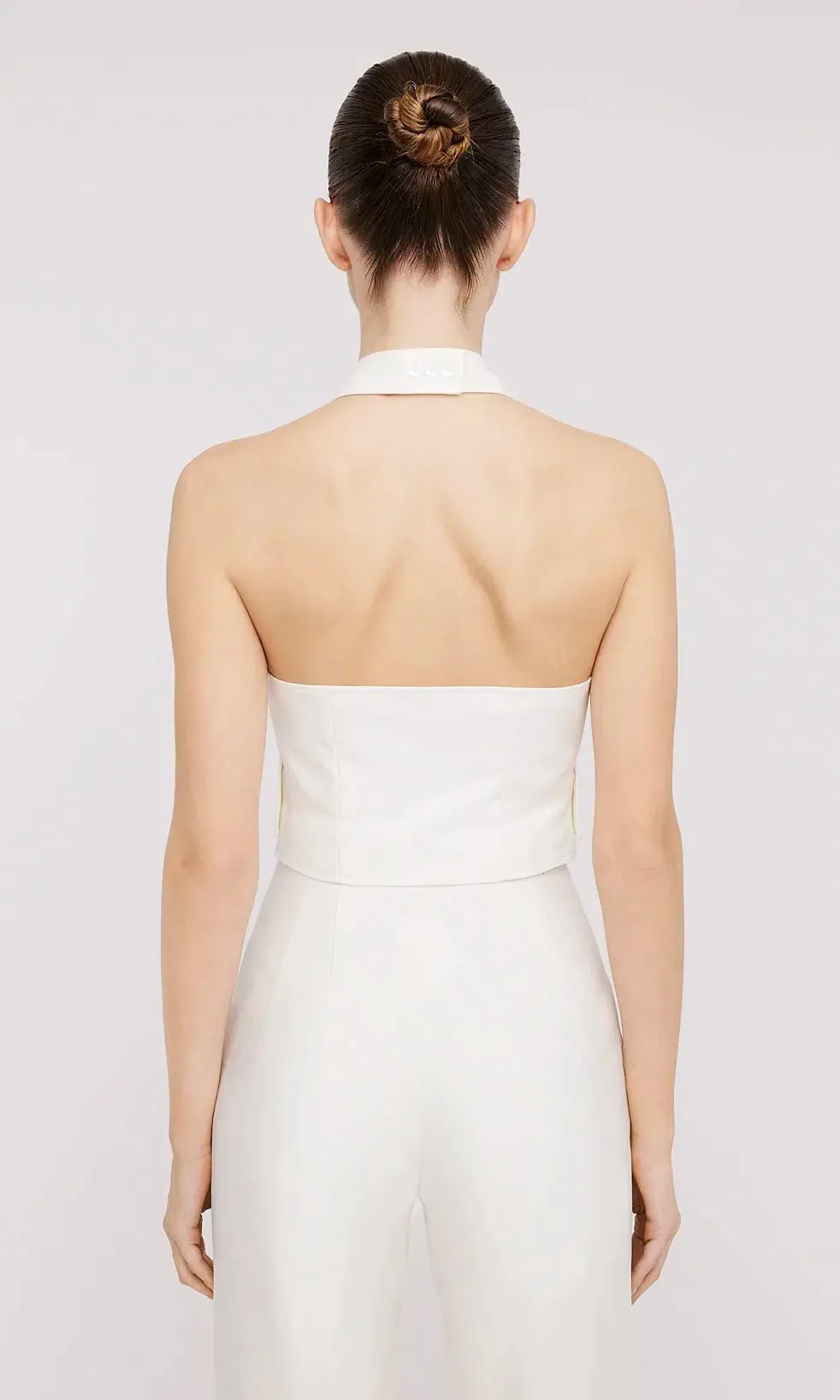 Scanlan Theodore Double Cotton Waistcoat and Trousers Set Alabaster Size 8  - Image 3