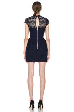 Nicholas - Ivy Lace Knit Corset Dress for rent on The Volte - image 3