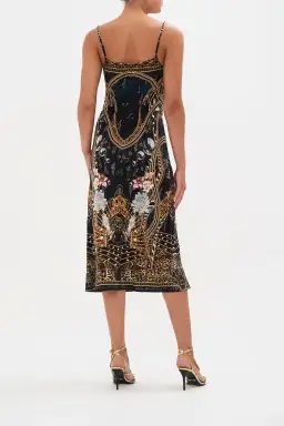 Camilla x Robbie Williams Rockstar Royalty Long Bias Slip Dress Multi Size XL / Au 16 for rent on The Volte - image 3