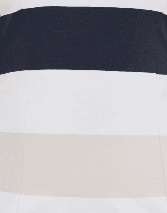 By Johnny Muted Stripe Tee Mini Dress Print Size 10 - Image 6