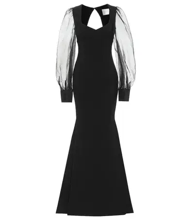 Rebecca Vallance Barbie Cut Out Gown Black Size 10 for rent on The Volte - main image