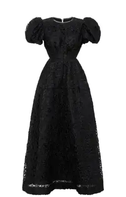 Aje Patina Lace Midi Dress Black Size 8 for rent on The Volte - image 4