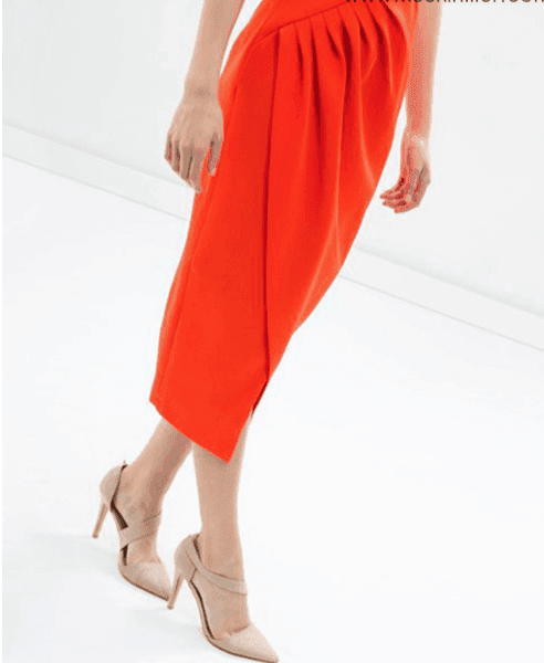 C/MEO Collective Orange Kiss Land Dress - Image 2