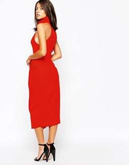 C/MEO Collective Orange Kiss Land Dress for rent on The Volte - image 3