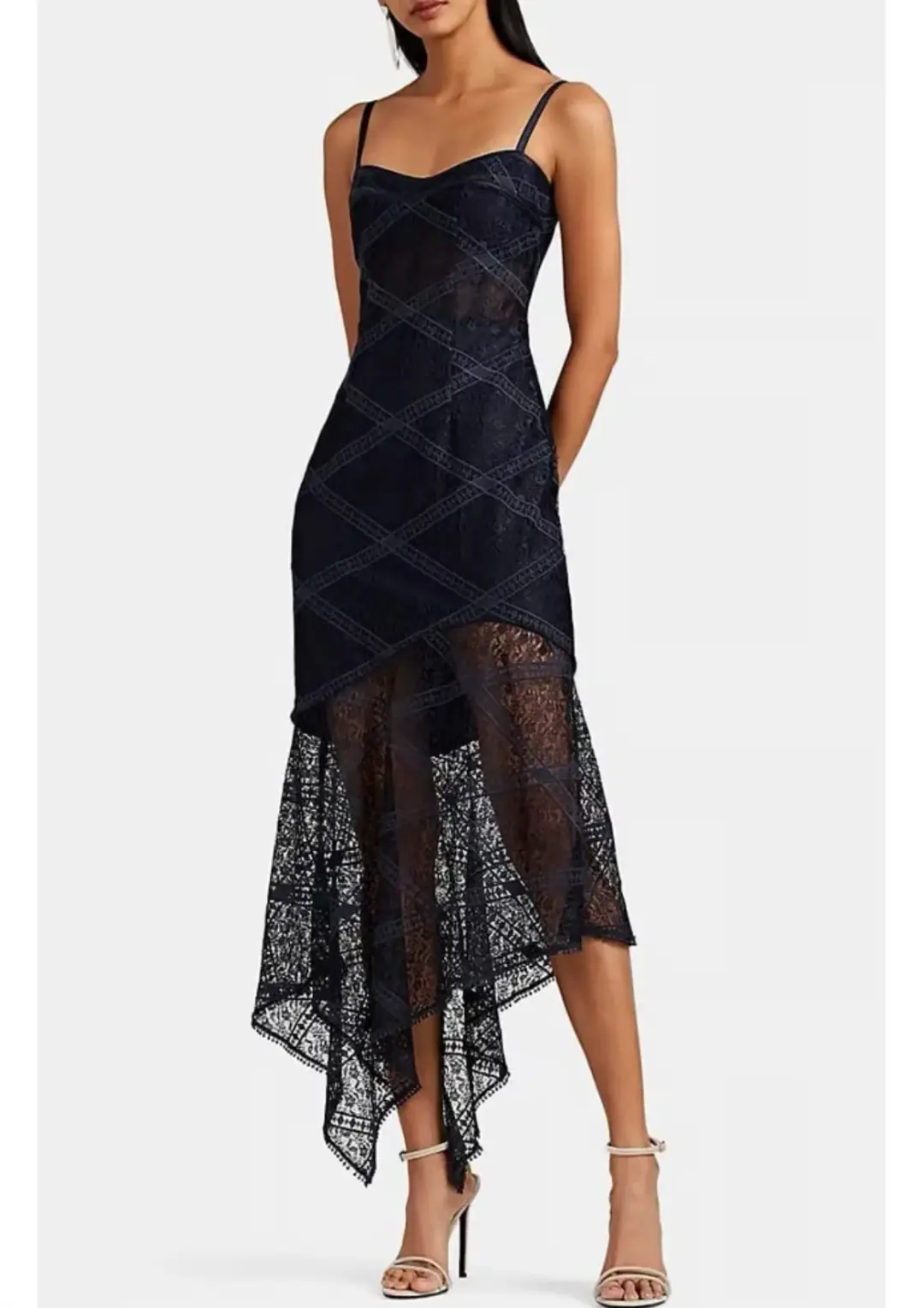 Manning Cartell Parlour Games Balconette Dress Navy Size 6 for rent on The Volte - main image