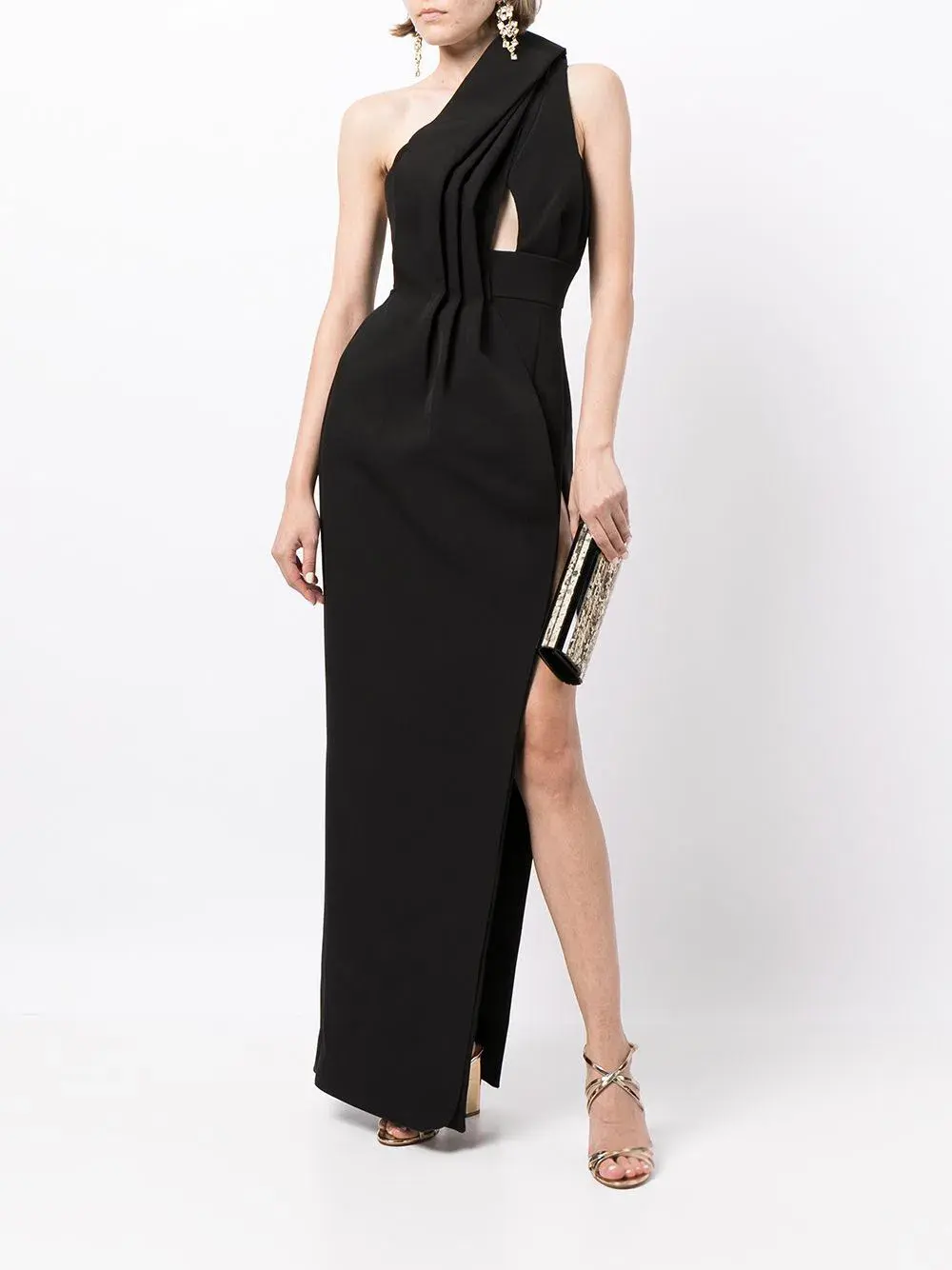 Rachel Gilbert Apollo Gown Black Size 1 / AU 8 for rent on The Volte - main image