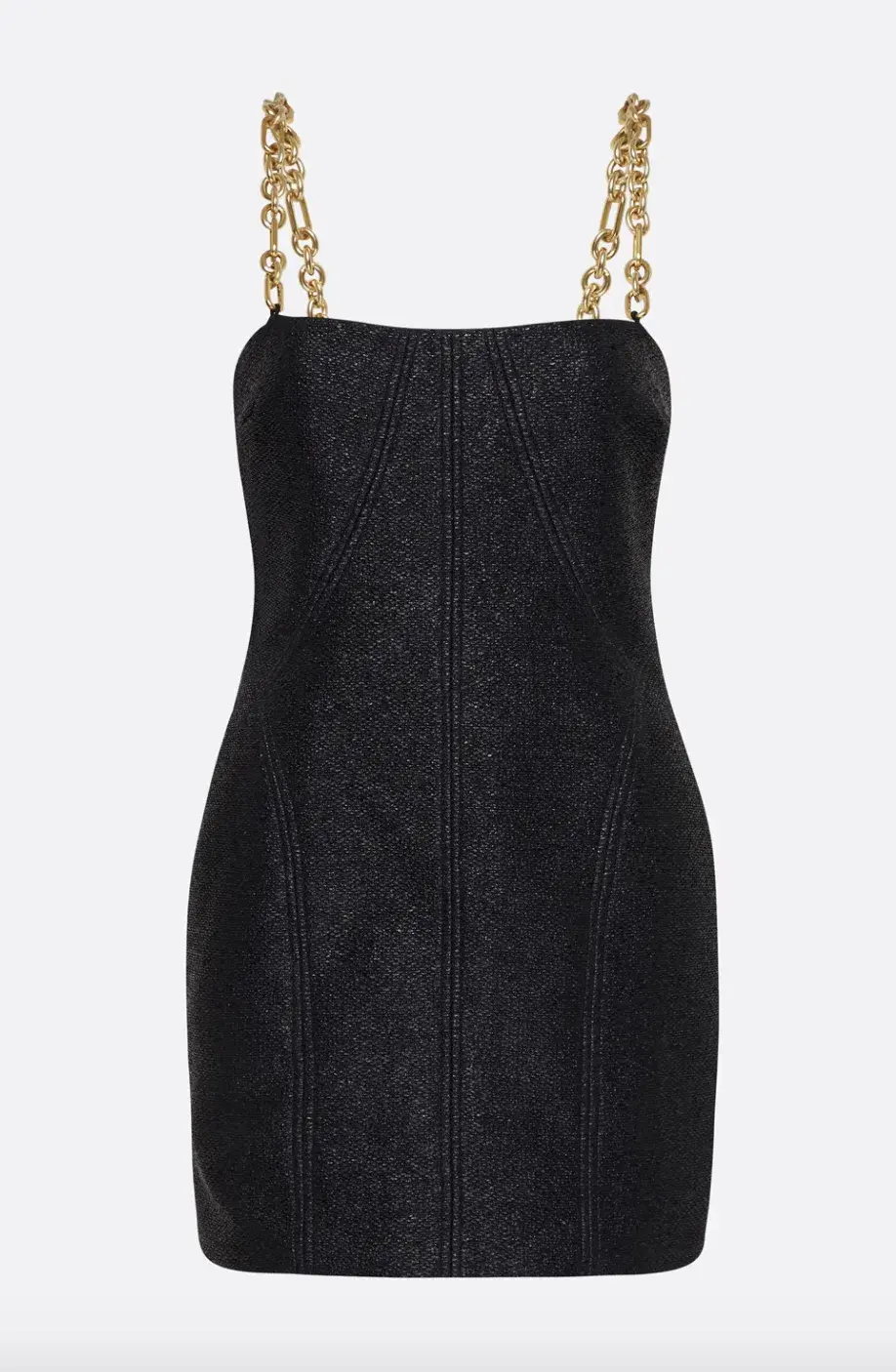 Manning Cartell Neo Classic Mini Dress with Chain Black Size 8 / S for rent on The Volte - main image