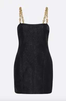Manning Cartell Neo Classic Mini Dress with Chain Black Size 8 / S for rent on The Volte - image 9