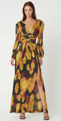 Rebecca Vallance Astoria Long Sleeve Gown Multi Size 10 for rent on The Volte - image 2
