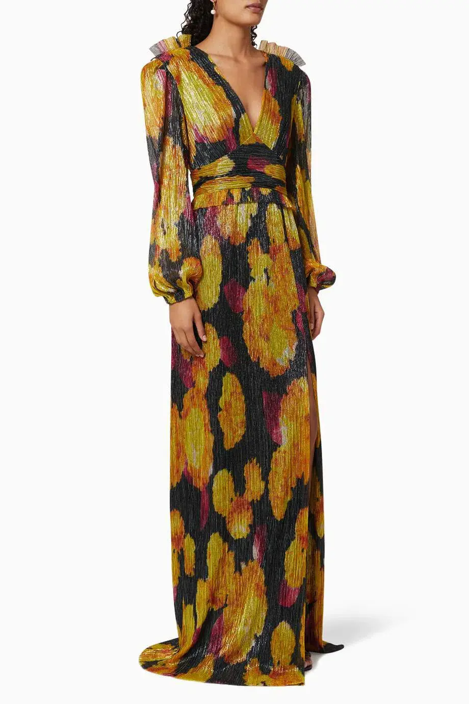 Rebecca Vallance Astoria Long Sleeve Gown Multi Size 10 for rent on The Volte - main image