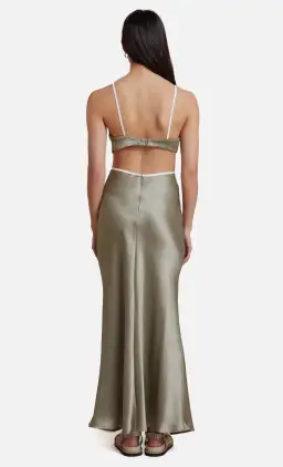 Bec & Bridge Veronique Maxi Dress Sage Size 8 for rent on The Volte - image 3
