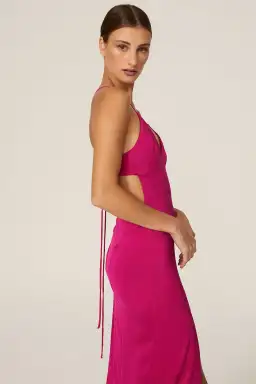 Manning Cartell Facetime Maxi Slip Dress Pink Size 10 for rent on The Volte - image 2