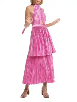 L'Idee Magnifique Midi Dress Pink Size 12 for rent on The Volte - image 2