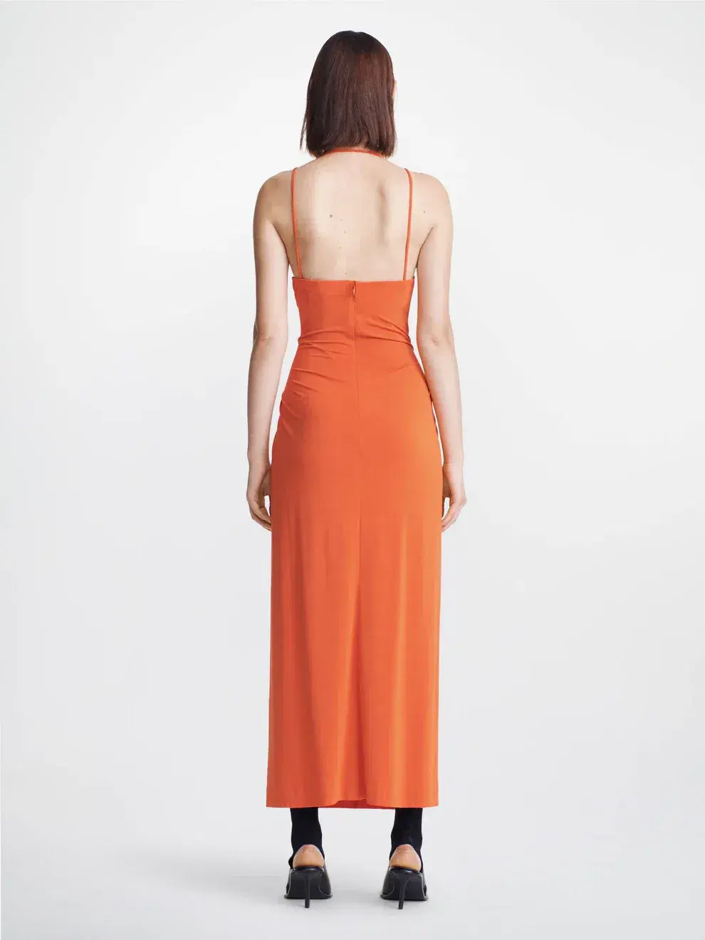 Dion Lee Rivet Cut Out Dress Flame Size 4 for rent on The Volte - main image
