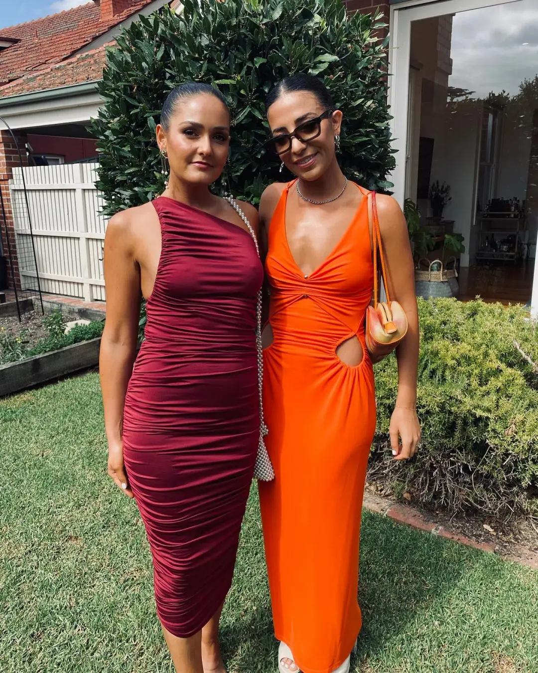 Dion Lee Rivet Cut Out Dress Flame Size 4 for rent on The Volte - main image