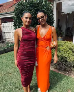 Dion Lee Rivet Cut Out Dress Flame Size 4 for rent on The Volte - image 1