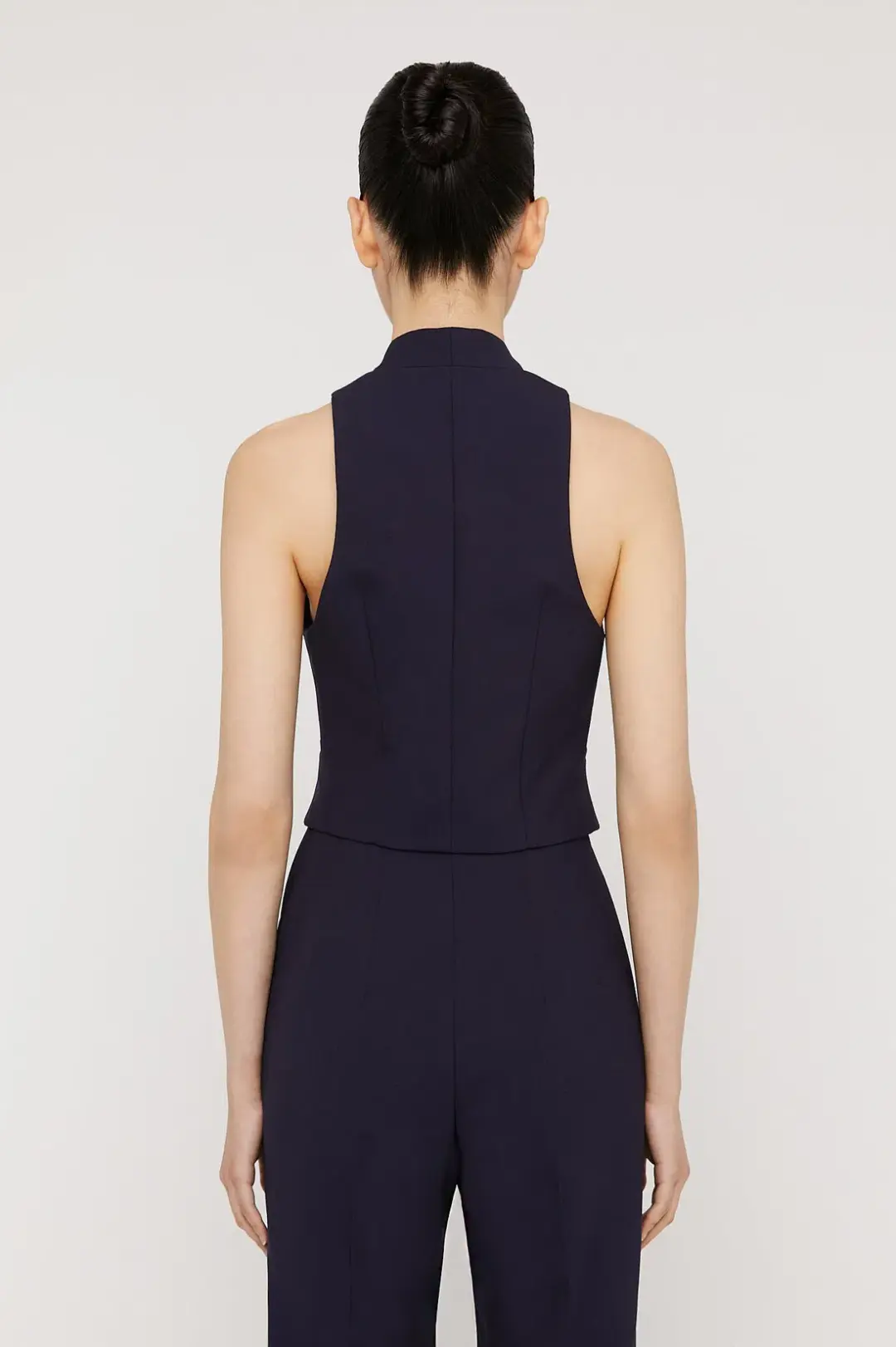 Scanlan Theodore Tailored Waistcoat & Pant Set Navy Size 4 for rent on The Volte - main image