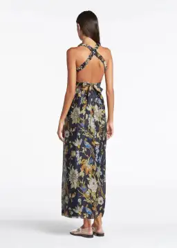Sir The Label Diana Cross Back Gown in Delia Print Floral Size 1/AU 8 for rent on The Volte - image 3