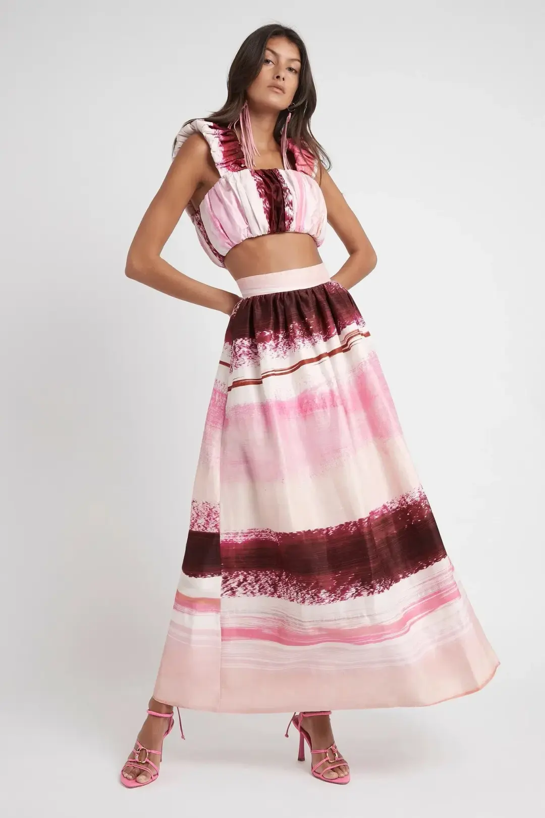Aje Kasbah Top & Skirt Set Print Size 6 for rent on The Volte - main image