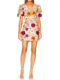 Elliatt Rosalind Mini Dress Floral Size S / Au 8