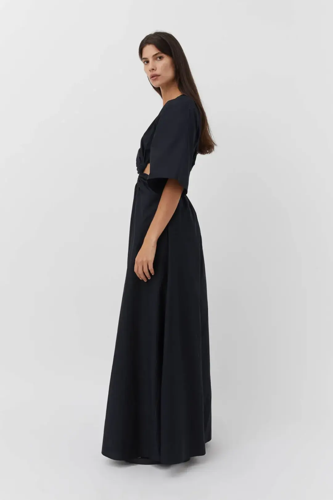 Camilla and Marc Wally Maxi Dress Black Size 8 for rent on The Volte - main image