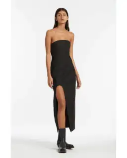 Sir The Label Marco Strapless Dress Black Size 2 / AU 10 for rent on The Volte - image 1
