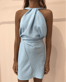 One fell swoop Audrey dress arctic blue size 10 for rent on The Volte - image 2