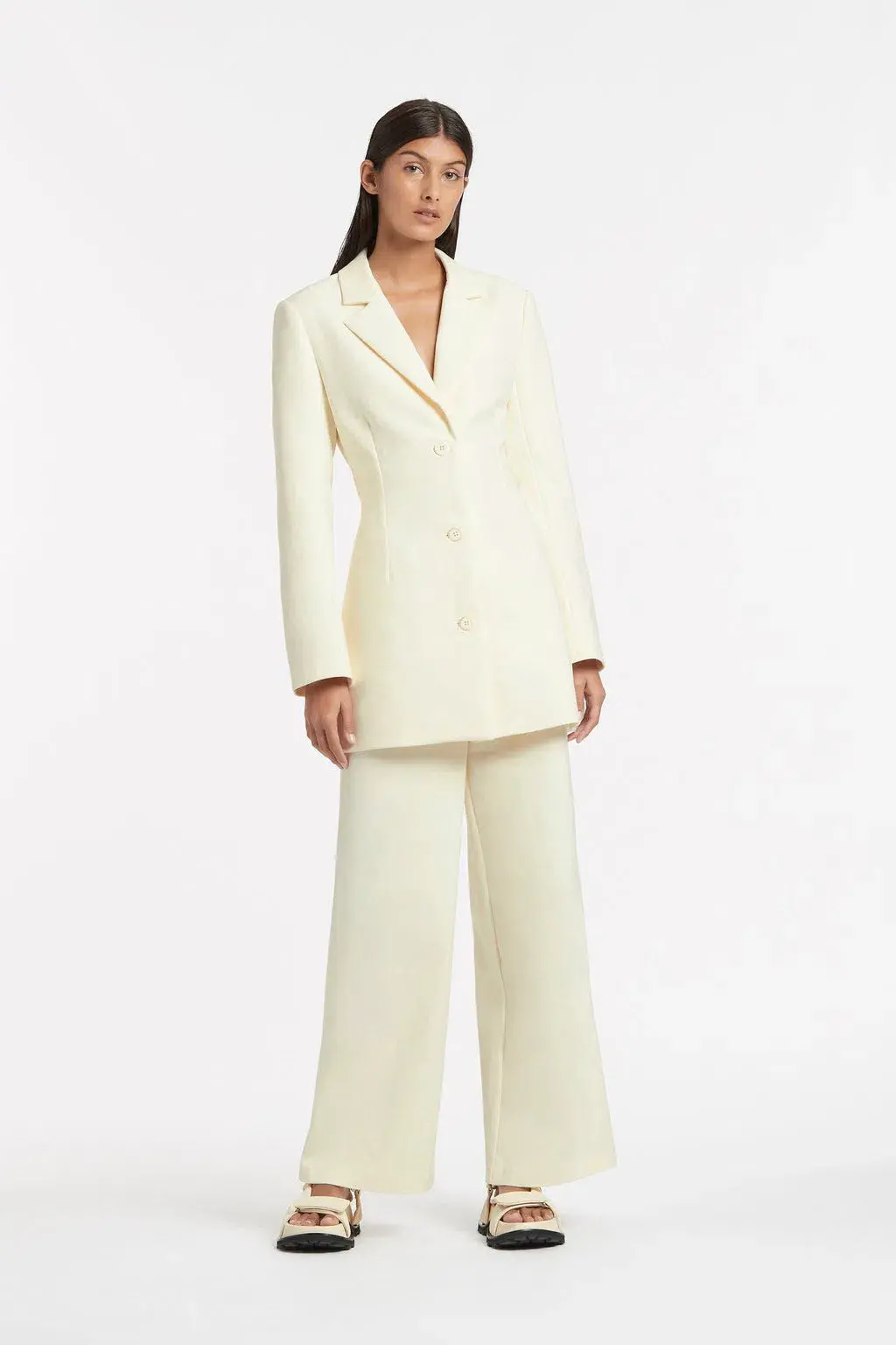 Sir the Label Marco Tailored Mini Blazer Dress Yellow Size 3 / AU 12 for rent on The Volte - main image