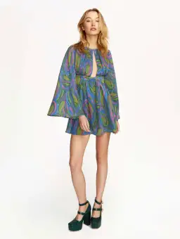 Alice McCall Swan Lake Mini Dress Bllue Size AU 8 for rent on The Volte - image 2