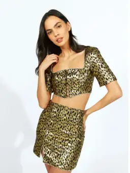 Alice McCall Night Cat Top Gold Size AU 6 for rent on The Volte - image 4
