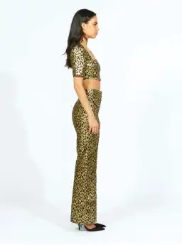 Alice McCall The Night Cat Pant Gold Size AU 6 for rent on The Volte - image 5