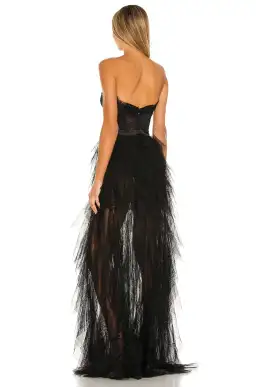 For Love and Lemons Bustier Gown Black Size AU 8 for rent on The Volte - image 2