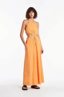 Sir the Label Coppola Cut Out Dress Orange Size AU 6 for rent on The Volte - image 1