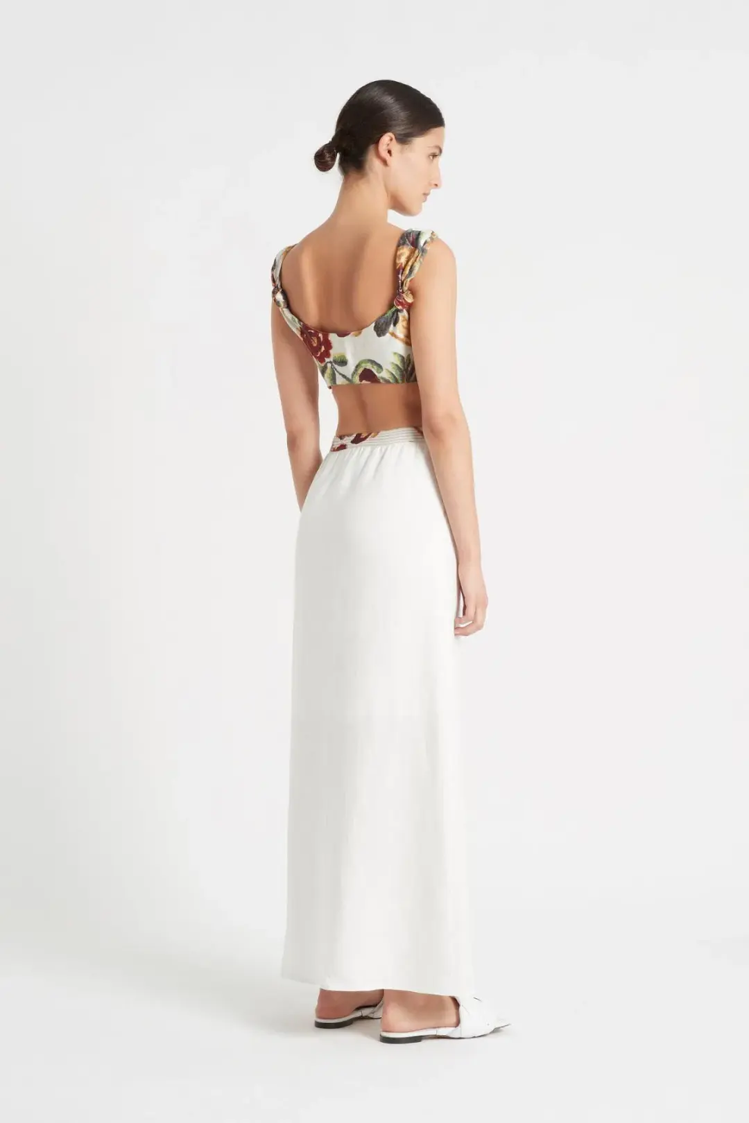 Sir The Label Ambroise Top & Skirt White Size AU 8 for rent on The Volte - main image