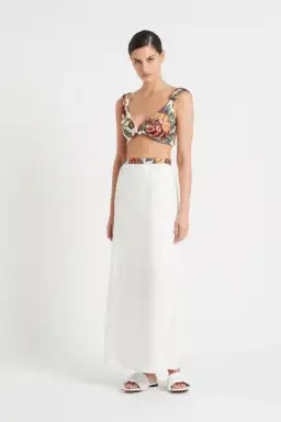Sir The Label Ambroise Top & Skirt White Size AU 8 for rent on The Volte - image 1