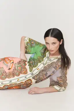 Alemais Trippy Troppo Mini Dress Multi Size AU 12 for rent on The Volte - image 3