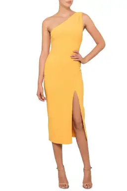 Bec & Bridge Tango Race Midi Dress Mango Size 8
