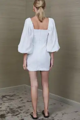 Bec & Bridge Romantique Mini Dress White Size 8 for rent on The Volte - image 2