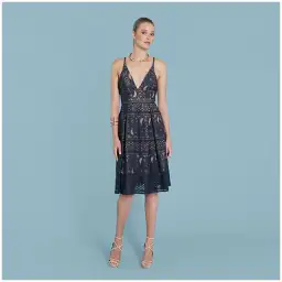 Pilgrim Lynda Dress Navy Size 10 for rent on The Volte - image 2